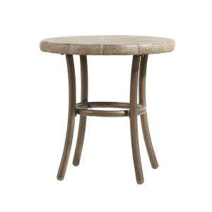   Minette Brushed Wood Patio Side Table 0838700950 