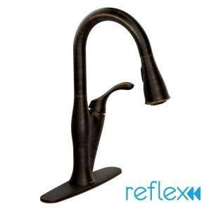  Pull Down Kitchen Faucet Featuring Reflex in Mediterranean Bronze 