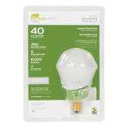  9 Watt (40W) A15 Household CFL Light Bulb (1 Pack 