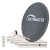 Skymaster 18506 Quad Digital SAT Anlage (80 cm Metallantenne, 4x DX 7 
