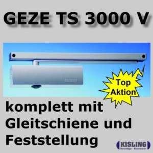 GEZE TS 3000 V Türschliesser Gleitschiene Feststellung  