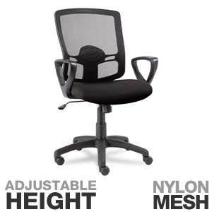 Alera ET42ME10B Etros Series Mesh Chair   Adjustable Lumbar Support 