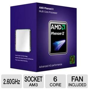 AMD HDT35TWFGRBOX Phenom II X6 1035T Processor   Six Core, 6MB L3 