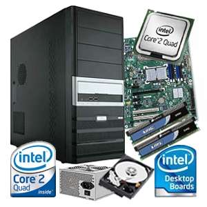  DP43TF Barebone Kit   Intel Core 2 Quad Q6700, 4GB DDR2 800 Corsair 