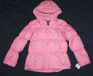 AUTH $145 Ralph Lauren Grils Pink Down Jacket XL  