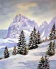 winter aquarell  