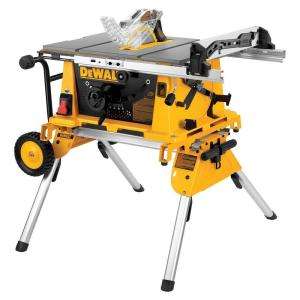 DEWALT 10 In. Jobsite Table Saw With Rolling Stand DW744XRS at The 