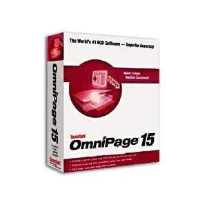 Scansoft OmniPage Pro V15 