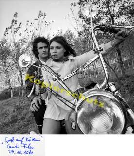 Foto Contifilm Rocker BMW Motorrad Keferloh Haar 1971  