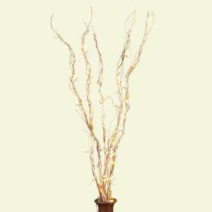39 In. Gold Willow Battery Operated LED Lighted Branches 36861 at The 