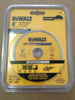 DeWalt DW4729 4 Continuous Rim XP Diamond Blade  