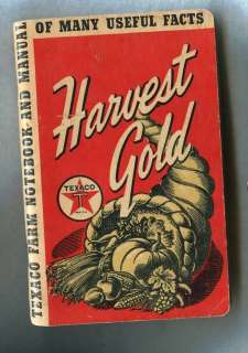 TEXACO HARVEST GOLD FARM BOOK OF USEFUL FACTS  