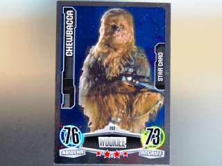 Star Wars Force Attax Serie 3 Chewbacca Star Card Nr. 202  