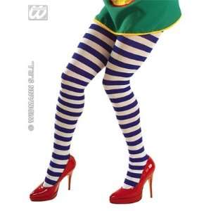 Gestreifte Strumpfhose PANTYHOSE   blue stripes  Sport 