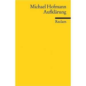   ) Tendenzen   Autoren   Texte  Michael Hofmann Bücher