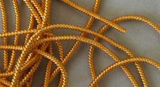 Rough Purl, Sun Gold Bullion. Metal Thread Embroidery  