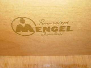 Vintage Mengel Raymond Loewy Oak Dresser Chest Drawers  