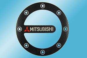 Mitsubishi Fuel Door Sticker Eclipse Endeavor Lancer  