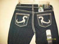 Request Junior Embellished Denim Jeans 3/26 NWT  