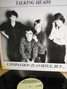 Talking Heads COMPASSION IS A VIRTUE, BUT USA 1978 LP  