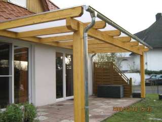 Terrassenüberdachung mit Holz Glas Fracht und Montage in Nordrhein 
