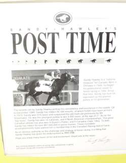 Sandy Hawleys Post Time Horse Race Game 1990 Great Graphics Nice