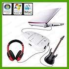 guitar to pc mac usb interface link audio cable record