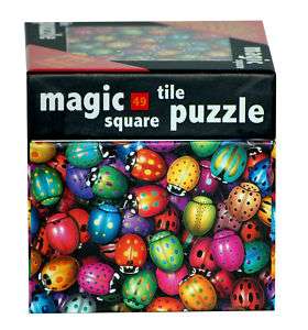 Magic Square Tile Puzzle Lady Bugs Jigsaw Puzzle  