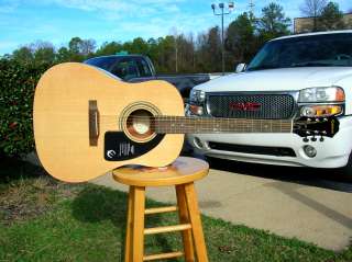 Epiphone AJ 100 Acoustic Natural Gloss Finish Round Shoulder Scalloped 