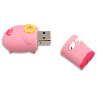 Lustige 3D USB STICK 4GB Speicher Schweinchen Koenig  