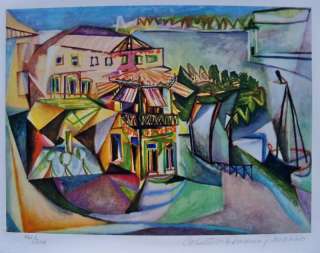 Pablo Picasso CAFE ROYAN Estate Signed & Numbered Small Giclee  