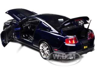 2010 SHELBY MUSTANG GT 500 SUPER SNAKE BLUE 1/18 SHELBY COLLECTIBLES 
