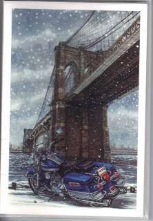 Harley Davidson Christmas Cards Pk/10 Motorcycle Biker  