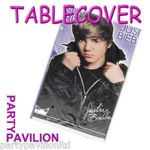 Justin Bieber Plastic Table cover   Party Table cloth  