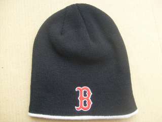 NEW Boston Red Sox KNIT navy BEANIE WINTER hat CAP OSFA B138  