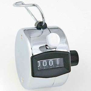   Hand Counter   4 Digit Easy To Use Push Button Counter  