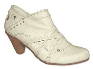 MUSTANG Ankle Boots Offwhite   Hochfront Pumps   weiss  