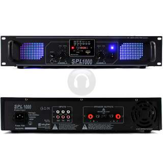 SPL 1000 USB SD FM Tuner HIFI Stereo PA DJ Party Disco Amplifier 