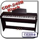 CHASE DIGITAL ELECTRIC PIANO CDP 240 IN ROSEWOOD OR BLACK 3 PEDALS 88 