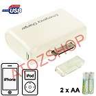   AA BATTERY EMERGENCY CHARGER FOR APPLE IPHONE 3G 3GS 4 4S IPOD TOUCH