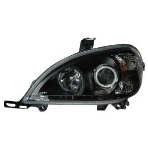 Anzo USA 121088 Mercedes Benz Projector with Halo Black Headlight 
