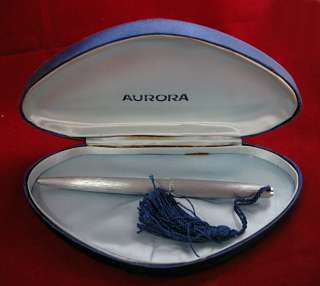 Aurora Lady Ballpoint, Brushed Steel, Original Box  