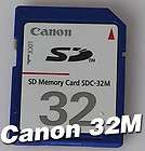 Original Canon 32MB SD card SD memory Card SDC 32MB New