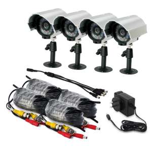ZMODO 8 CH H.264 CCTV Security DVR Outdoor IR Camera System 500GB Hard 