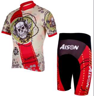 Outdoor sports kits Cycling Jersey short bicycle shirt bike wear suit 