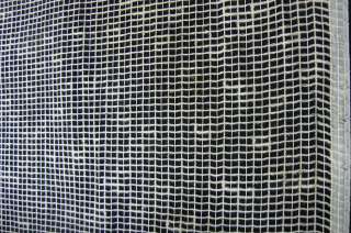   Tissu maille filet rustique coton laize 110cm