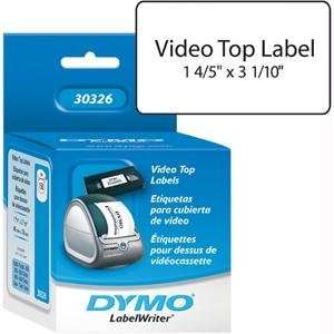  Top Quality By LABEL, DYMO VHS TOP, 1 4/5 x 3 1/10 