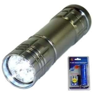 High Tech Premium Quality 9 LED Flashlight (#FL30709T 