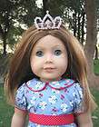 crystal rhinestone princess tiara crown for 18 american girl doll 