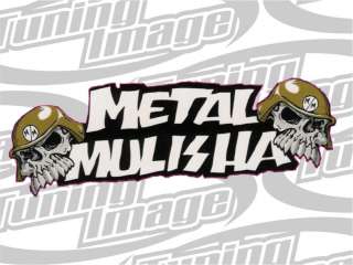 PEGATINA VINILO STICKER TUNING HELLA FLUSH MOTO metal mulisha  